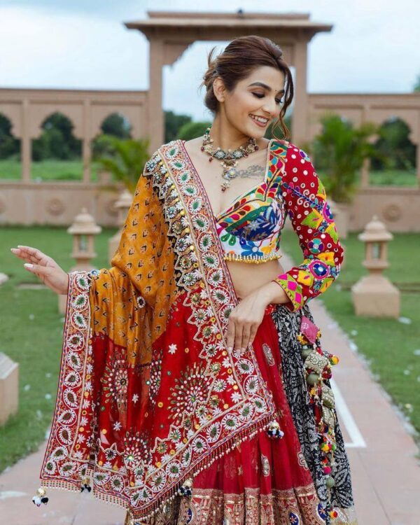 Multi Color Designer Party Wear New Navratri Chaniya Choli Collection - Image 5