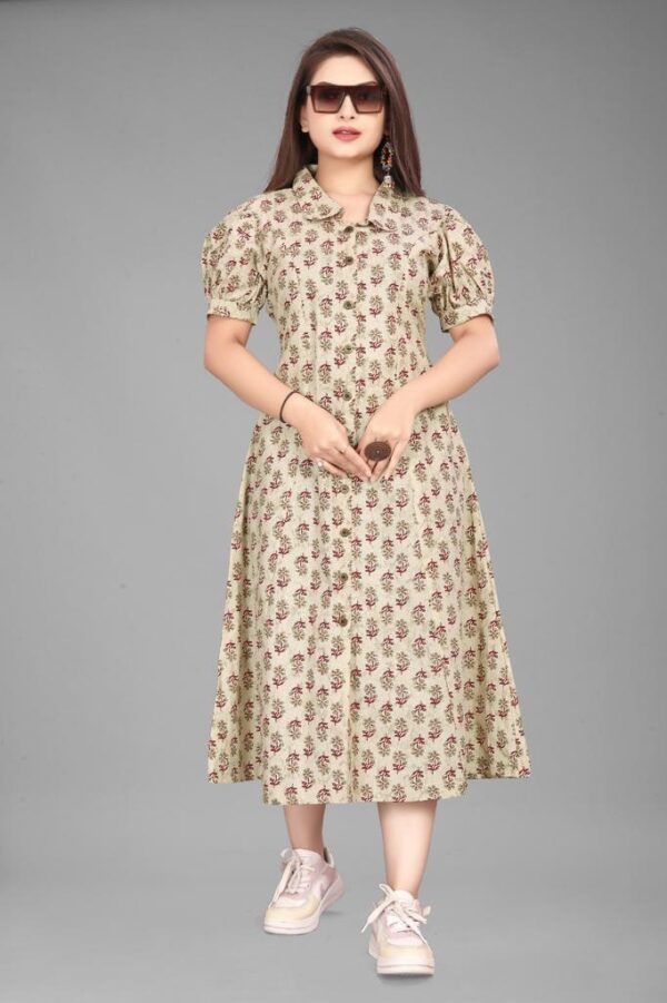 Western Cotton Dress - Image 4