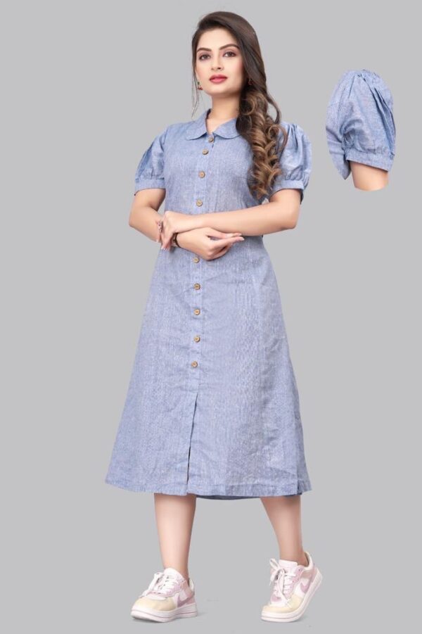 Western Cotton Dress - Image 4